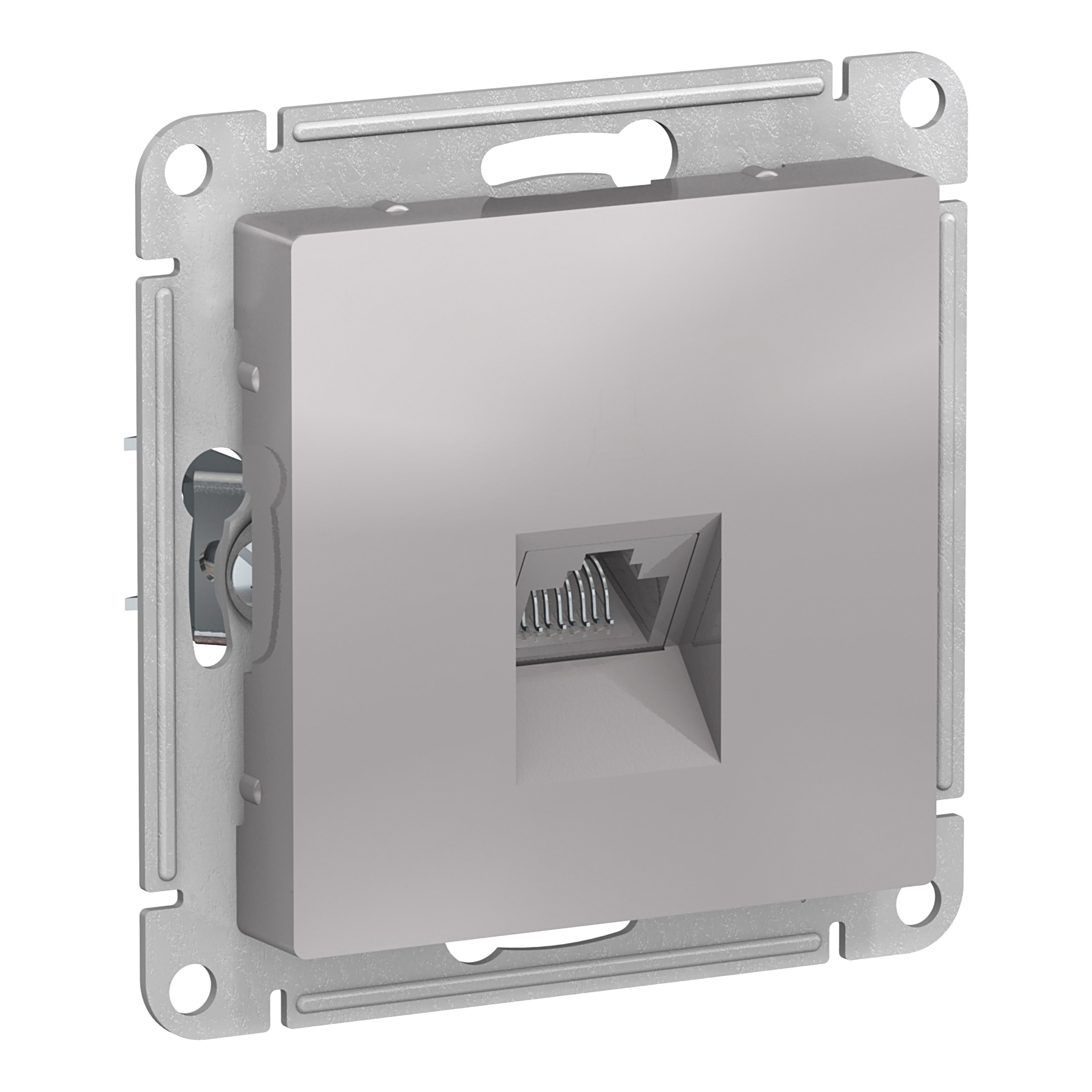 Розетка компьютерная Schneider Electric ATN000383 1-местная, RJ45, алюминиевая, Серебристый, Systeme Electric-3
Розетка компьютерная Schneider Electric ATN000383 1-местная, RJ45, алюминиевая, Серебристый, Systeme Electric-3