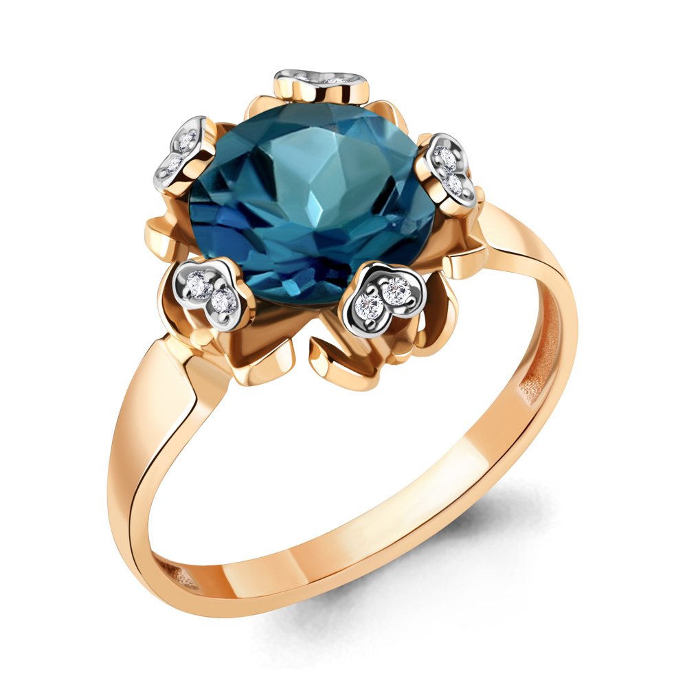 Кольцо из красного золота с бриллиантом Aquamarine Aquamarine 964096к_585_кз р, 964096к_585_кз
Кольцо из красного золота с бриллиантом Aquamarine Aquamarine 964096к_585_кз р, 964096к_585_кз