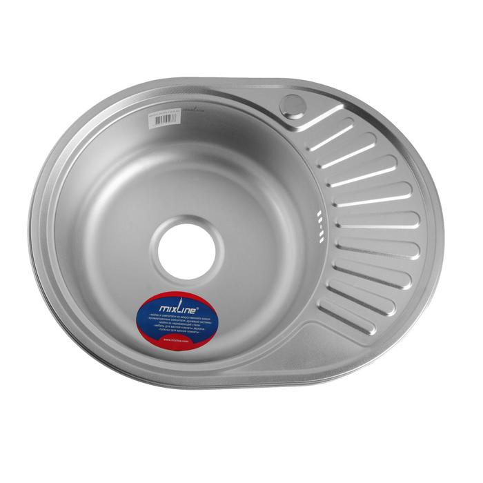 Мойка кухонная MIXLINE 532302, врезная, 0.8 мм, 57х45х18 см, левая, вып. 3 1/2", сифон б/г, Серебристый, 532302
Мойка кухонная MIXLINE 532302, врезная, 0.8 мм, 57х45х18 см, левая, вып. 3 1/2", сифон б/г, Серебристый, 532302
