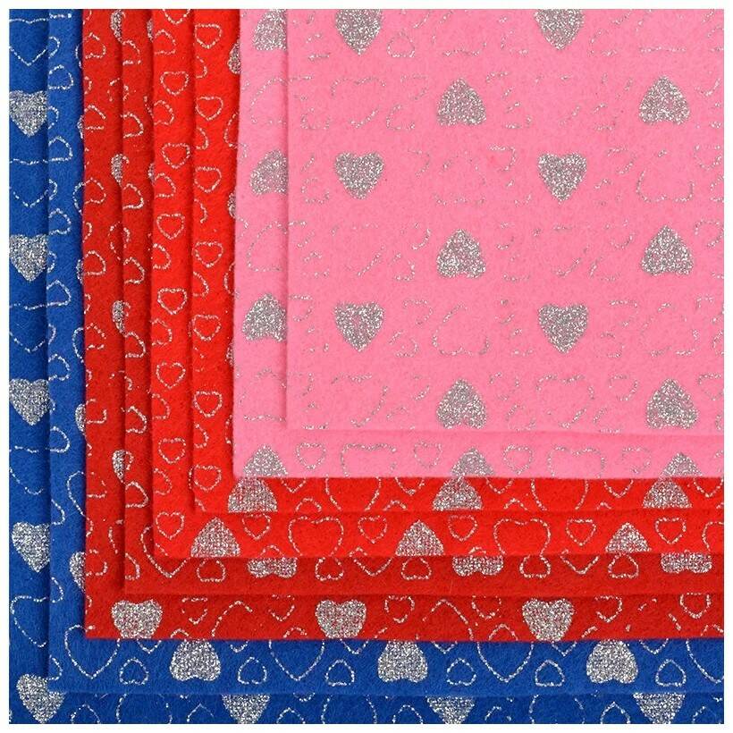 Набор декоративного фетра с глиттером Сердечки IDEAL 1,4мм 20х30см уп.8 листов цв.ассорти,, Разноцветный
Набор декоративного фетра с глиттером Сердечки IDEAL 1,4мм 20х30см уп.8 листов цв.ассорти,, Разноцветный