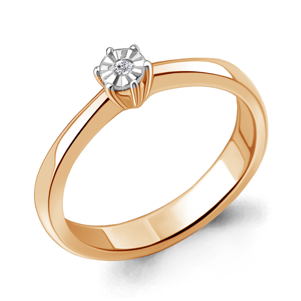 Кольцо из красного золота с бриллиантом Aquamarine Aquamarine 964140к_585_кз р. 17,5, 964140к_585_кз
Кольцо из красного золота с бриллиантом Aquamarine Aquamarine 964140к_585_кз р. 17,5, 964140к_585_кз
