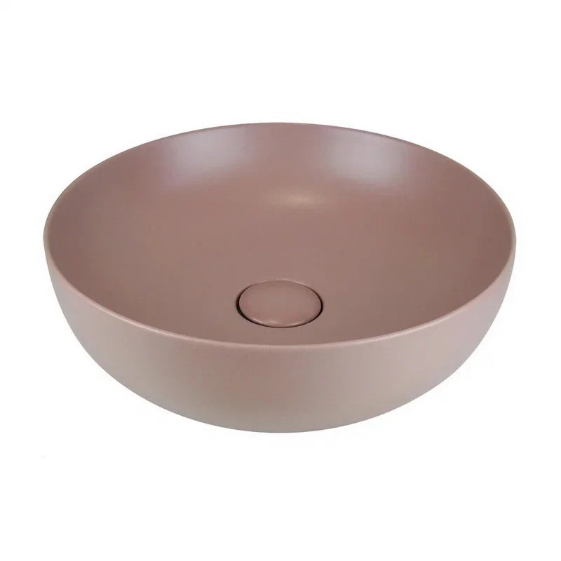 фото Aet раковина aet elite l615t0r0v0142, розовый матовый