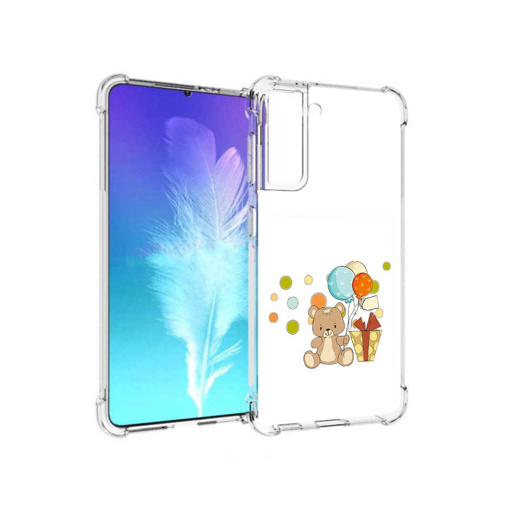 Чехол MyPads Tocco для Samsung Galaxy S21 медвеженок с подарком (PT157088.510.470), Прозрачный, Tocco
Чехол MyPads Tocco для Samsung Galaxy S21 медвеженок с подарком (PT157088.510.470), Прозрачный, Tocco