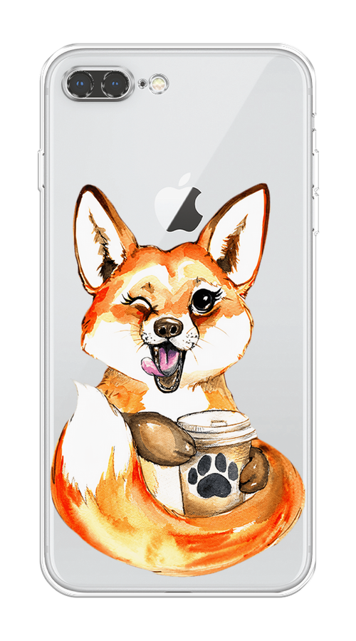 Чехол на Apple iPhone 7 Plus/8 Plus "Подмигивающая лиса с кофе", Оранжевый;белый;коричневый, 10950-4
Чехол на Apple iPhone 7 Plus/8 Plus "Подмигивающая лиса с кофе", Оранжевый;белый;коричневый, 10950-4