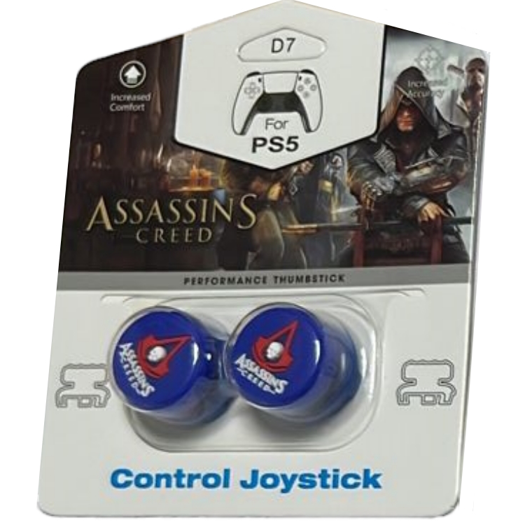 Накладки на стики для DualSense/DualShock 4 DH Assassins Creed\D07 (2 шт) Синий PS4/PS5, Белый;красный;синий, DH Assassins Creed\D07
Накладки на стики для DualSense/DualShock 4 DH Assassins Creed\D07 (2 шт) Синий PS4/PS5, Белый;красный;синий, DH Assassins Creed\D07