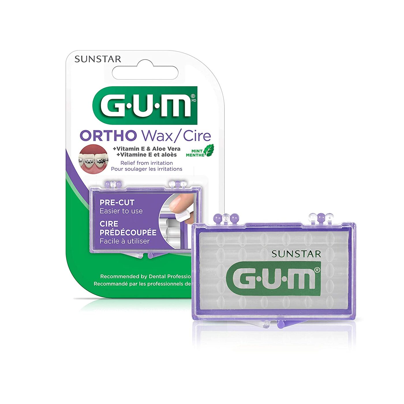 Воск для брекетов GUM ортодонтический мята с витамином Е и алоэ вера, С витамином Е и алоэ вера
Воск для брекетов GUM ортодонтический мята с витамином Е и алоэ вера, С витамином Е и алоэ вера