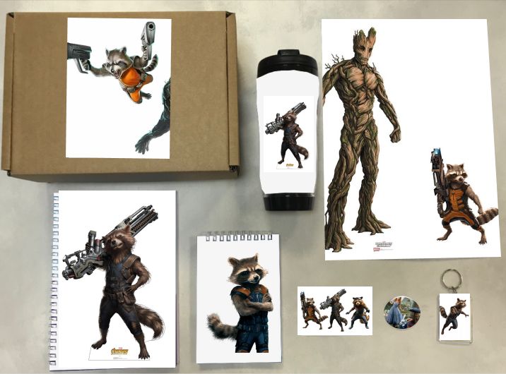 Бокс с подарком Стражи Галактики, Guardians of the Galaxy - 5, 54316426-1, 7 предметов
Бокс с подарком Стражи Галактики, Guardians of the Galaxy - 5, 54316426-1, 7 предметов
