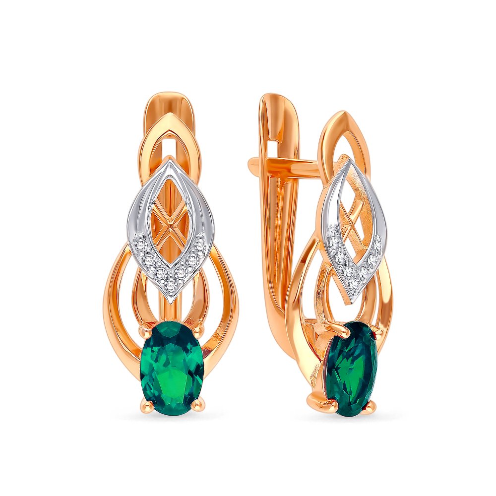 Серьги из красного золота 585Gold 102005926, бриллиант/изумруд искусственный, 102005926
Серьги из красного золота 585Gold 102005926, бриллиант/изумруд искусственный, 102005926