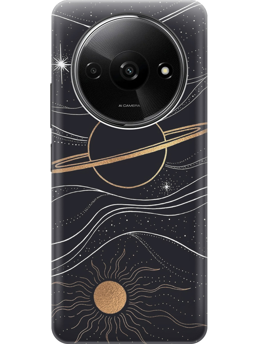 Силиконовый чехол на Xiaomi Redmi A3 с рисунком "Сатурн и солнце", Белый;желтый, 20012119
Силиконовый чехол на Xiaomi Redmi A3 с рисунком "Сатурн и солнце", Белый;желтый, 20012119