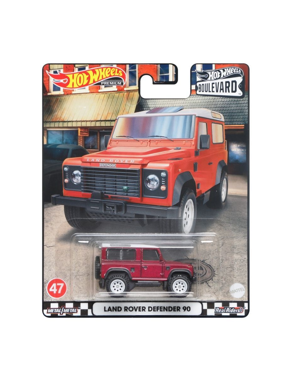 игрушечная машинка Hot Wheels премиальная "47" LAND ROVER DEFENDER 90 / GJT68-HCR10, Красный, GJT68-HCR10
игрушечная машинка Hot Wheels премиальная "47" LAND ROVER DEFENDER 90 / GJT68-HCR10, Красный, GJT68-HCR10