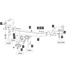 Фаркоп Toyota Land Cruiser Prado 120/150,вкл.TRJ150L-GKPEK с двигателем 2TR-FE 2003-2009, 24925238
Фаркоп Toyota Land Cruiser Prado 120/150,вкл.TRJ150L-GKPEK с двигателем 2TR-FE 2003-2009, 24925238