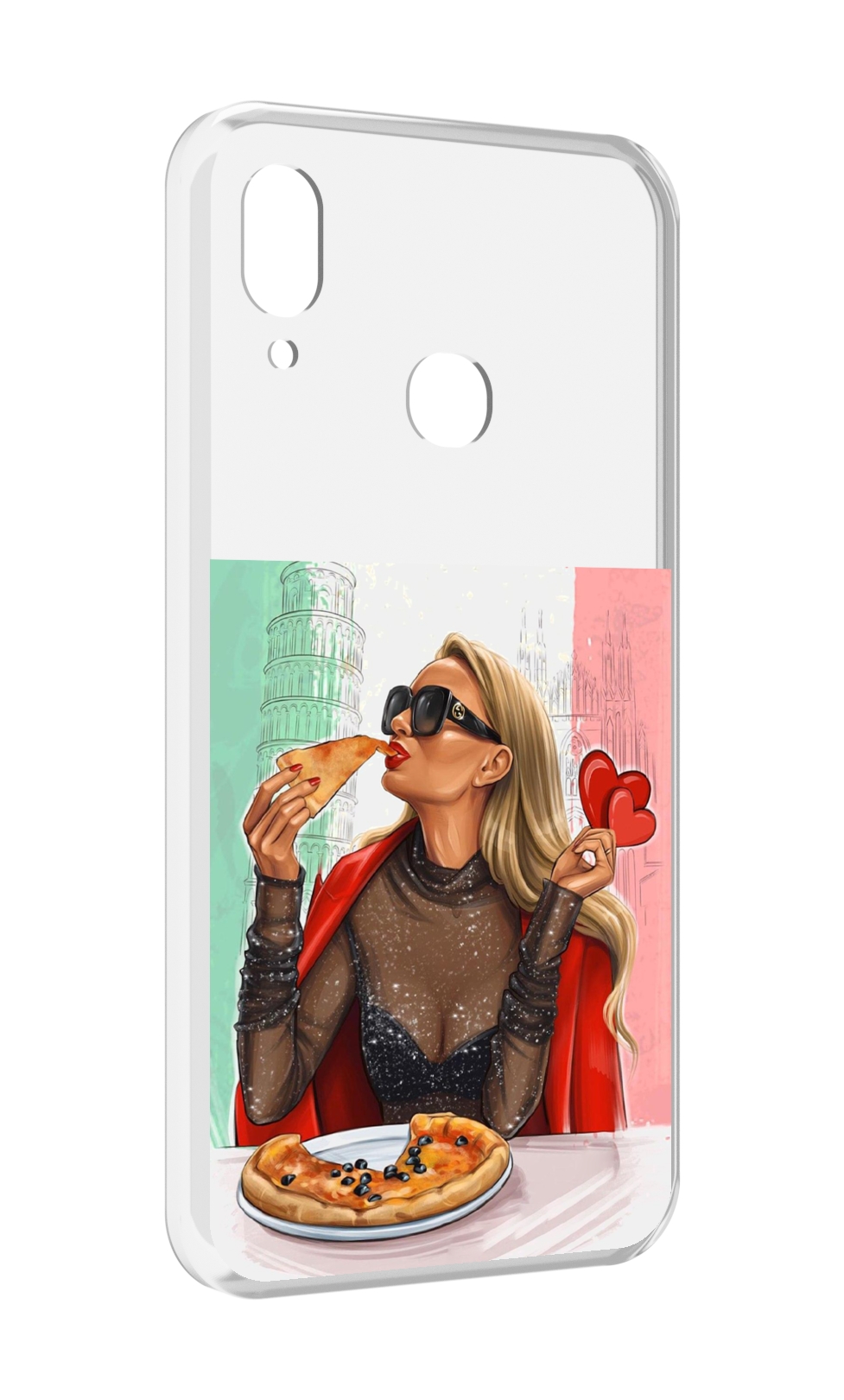 Чехол MyPads любительница-пиццы женский для BQ BQ-6040L Magic, Прозрачный, Tocco 
Чехол MyPads любительница-пиццы женский для BQ BQ-6040L Magic, Прозрачный, Tocco