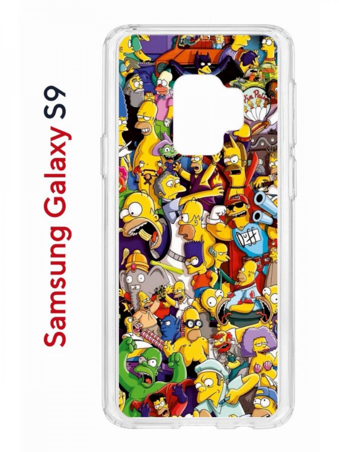 Чехол на Samsung Galaxy S9 Kruche Print Симпсоны,противоударный бампер,с защитой камеры, Прозрачный;желтый;красный;фиолетовый, Самсунг Галакси с9
Чехол на Samsung Galaxy S9 Kruche Print Симпсоны,противоударный бампер,с защитой камеры, Прозрачный;желтый;красный;фиолетовый, Самсунг Галакси с9