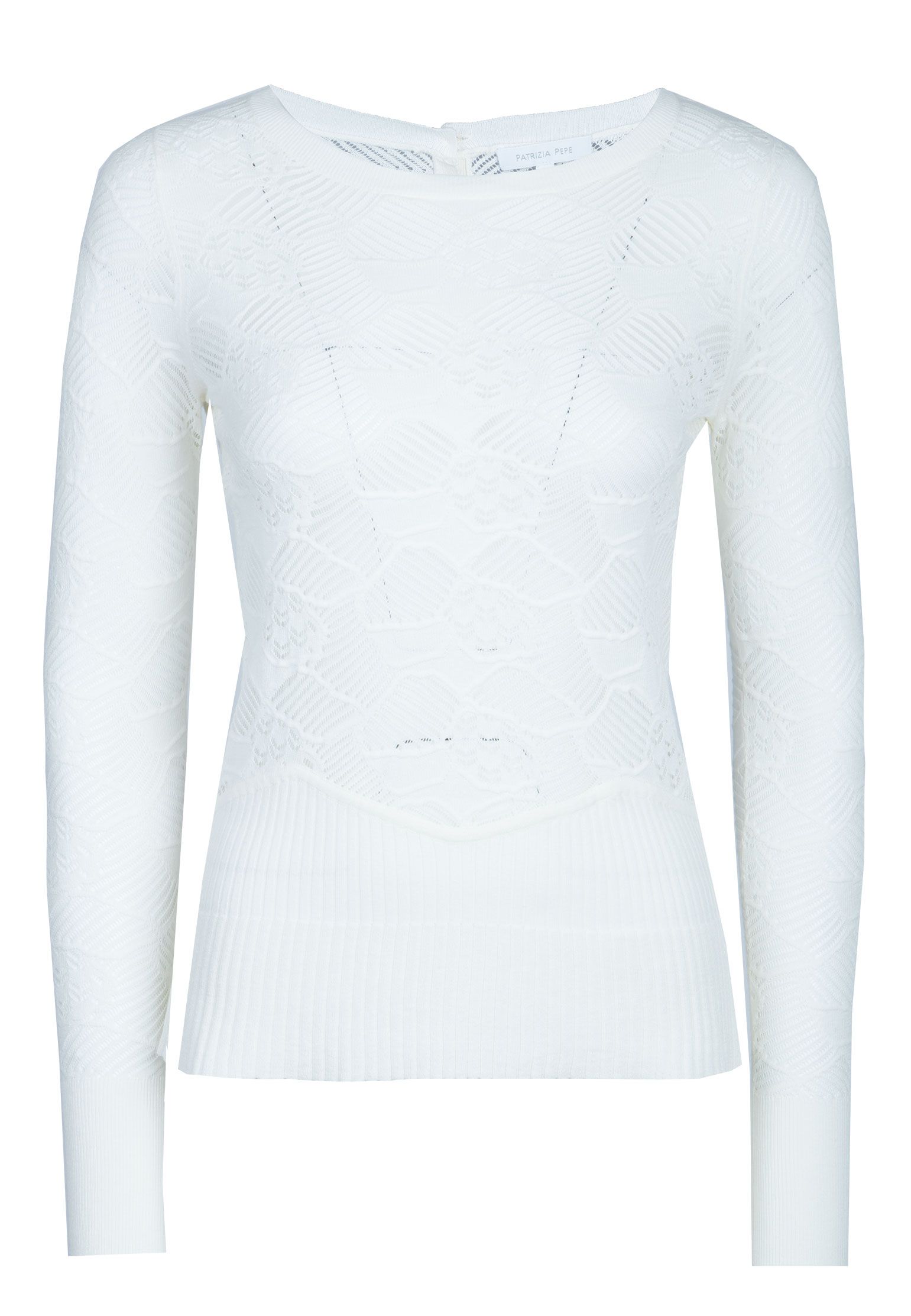 Джемпер женский Patrizia Pepe белый, 97771 
Джемпер женский Patrizia Pepe белый, 97771