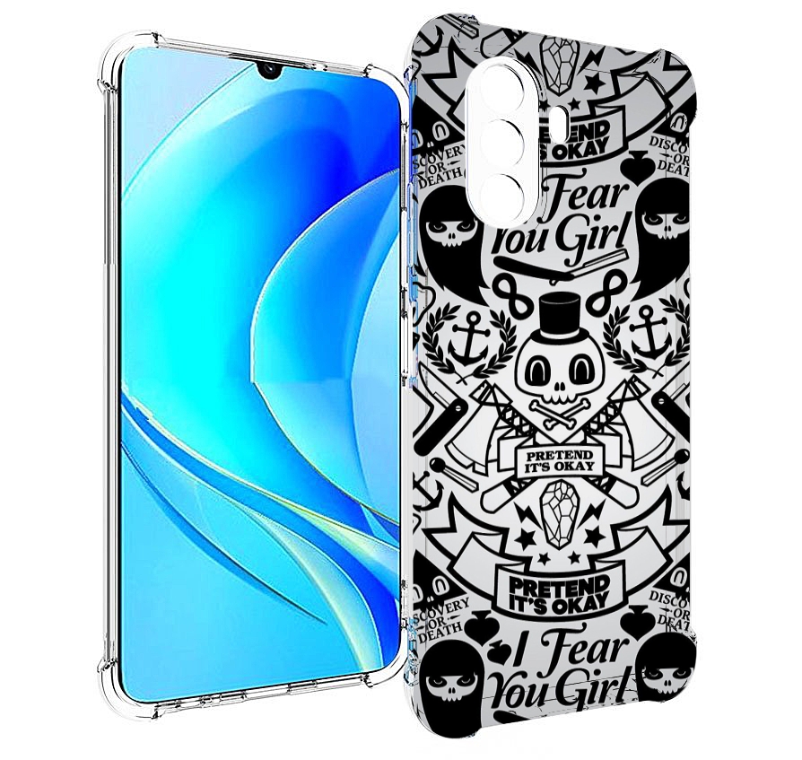 Чехол MyPads готический-принт для Huawei Nova Y70 / Nova Y70 Plus (MGA-LX9N), Прозрачный, Tocco
Чехол MyPads готический-принт для Huawei Nova Y70 / Nova Y70 Plus (MGA-LX9N), Прозрачный, Tocco