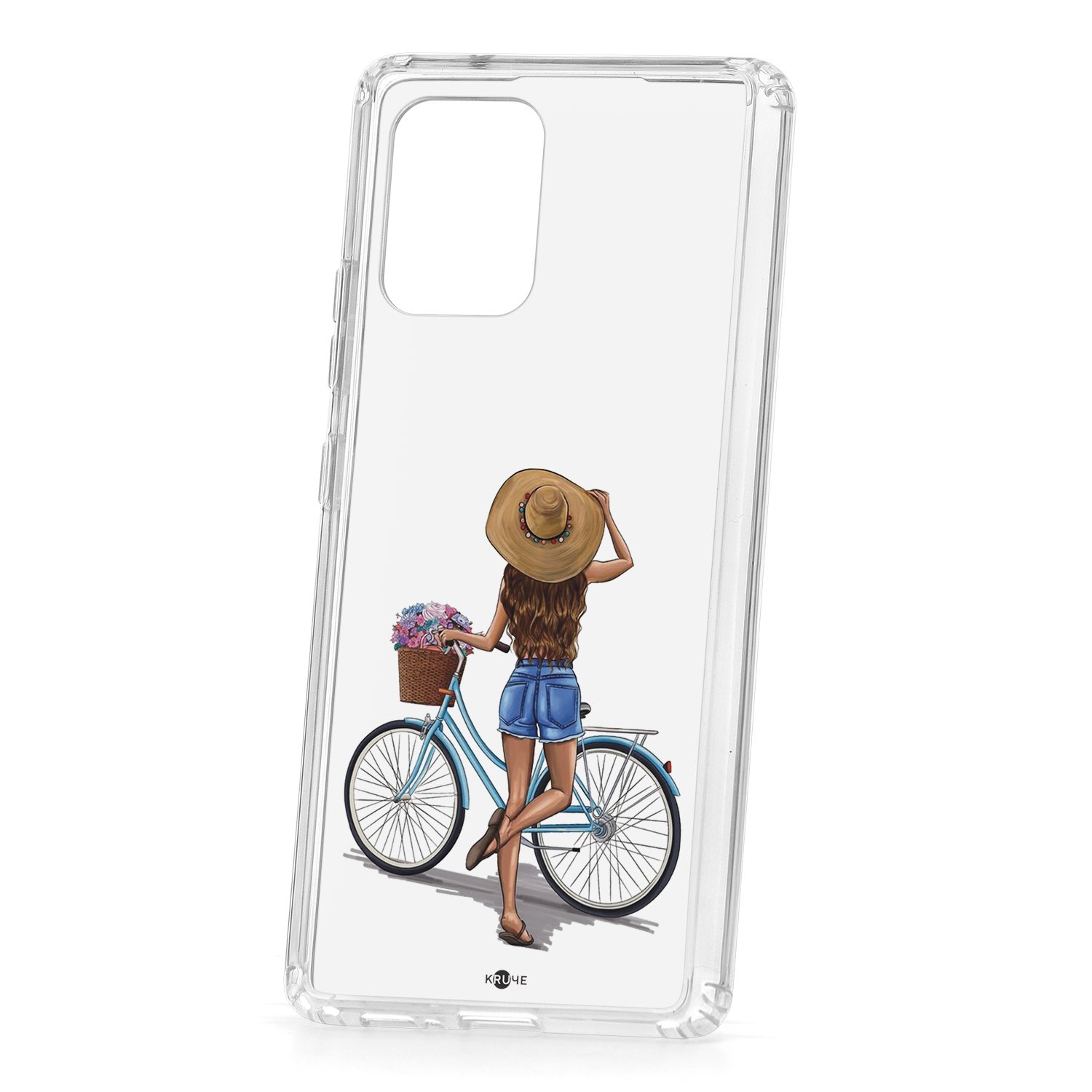 фото Чехол для samsung galaxy s10 lite кruче print велосипедная прогулка