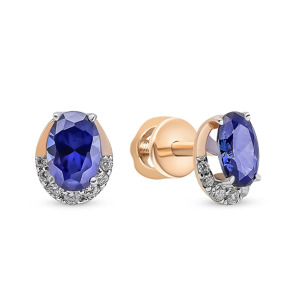 Серьги пусеты из красного золота 585Gold 102007074, сапфир искусственный, 102007074
Серьги пусеты из красного золота 585Gold 102007074, сапфир искусственный, 102007074