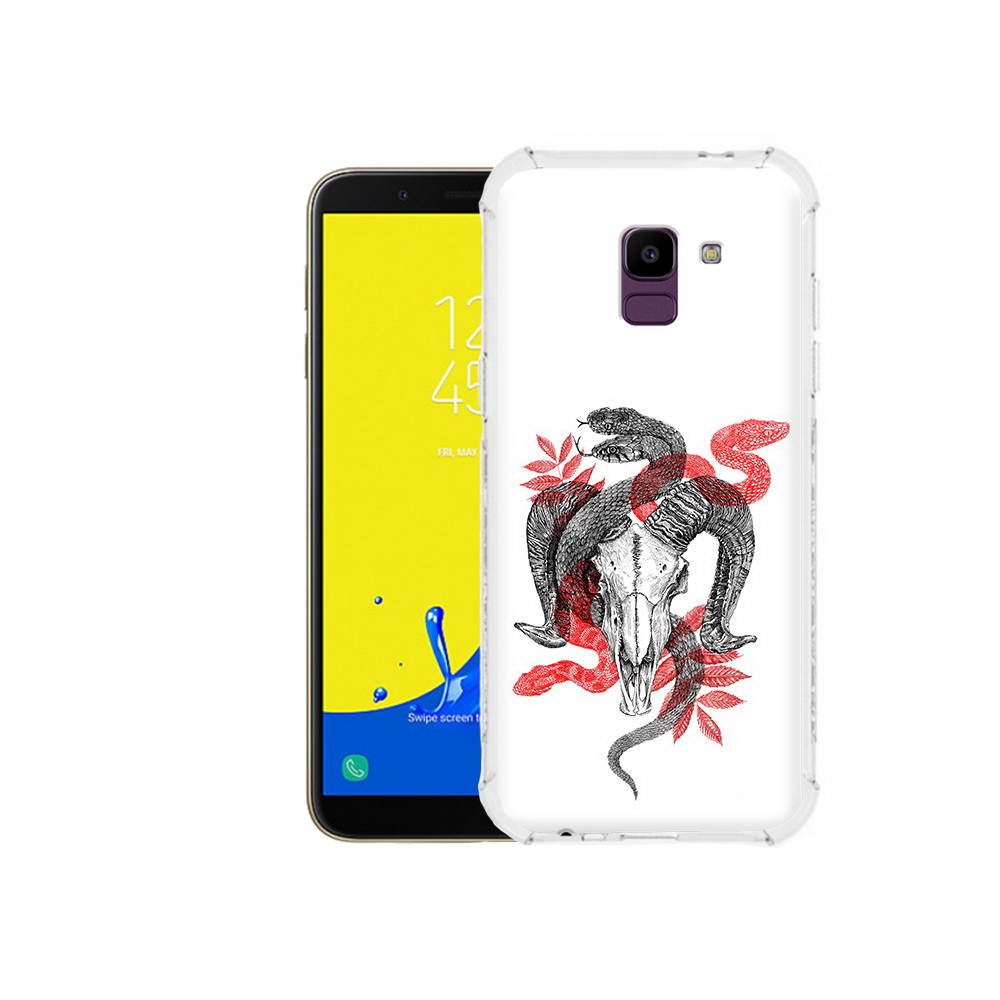 Чехол MyPads Tocco для Samsung Galaxy J6 (2018) змея в черепе рисунок, Прозрачный, Tocco
Чехол MyPads Tocco для Samsung Galaxy J6 (2018) змея в черепе рисунок, Прозрачный, Tocco