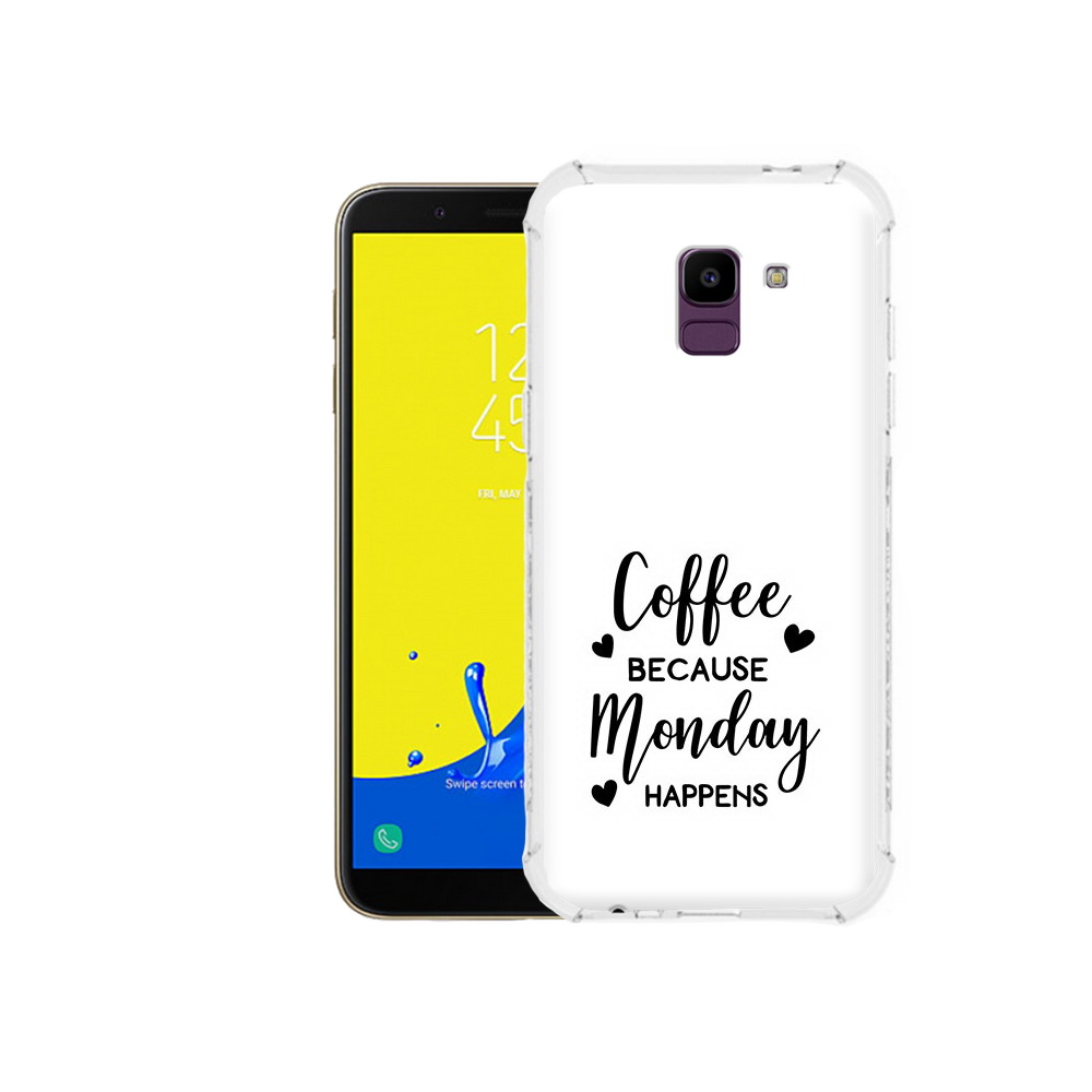 Чехол MyPads Tocco для Samsung Galaxy J6 (2018) кофе и понедельник стал счастливым, Прозрачный, Tocco
Чехол MyPads Tocco для Samsung Galaxy J6 (2018) кофе и понедельник стал счастливым, Прозрачный, Tocco