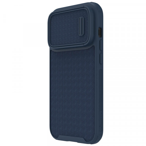 Чехол Nillkin Textured S с нейлоновым покрытием для iPhone 14 Pro Max с защитой камеры, Синий
Чехол Nillkin Textured S с нейлоновым покрытием для iPhone 14 Pro Max с защитой камеры, Синий