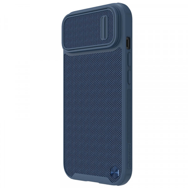 Чехол Nillkin Textured S с нейлоновым покрытием для iPhone 14 Plus с защитой камеры, Синий
Чехол Nillkin Textured S с нейлоновым покрытием для iPhone 14 Plus с защитой камеры, Синий