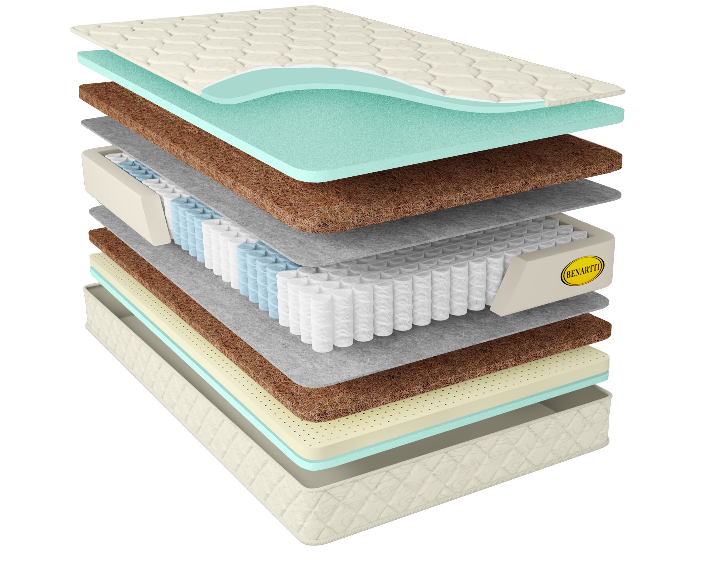 Матрас Benartti Optimal Dream Max Duo S1000 85х195, Бежевый;белый;серый;серебристый, Optimal Max Duo S1000
Матрас Benartti Optimal Dream Max Duo S1000 85х195, Бежевый;белый;серый;серебристый, Optimal Max Duo S1000