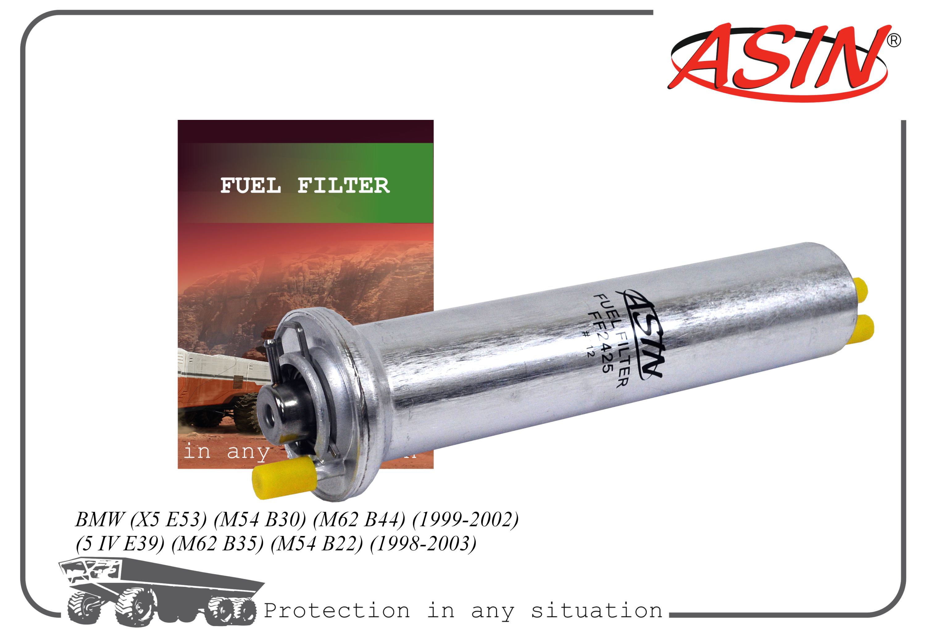 Фильтр топливный ASIN 13321709535 ASIN.FF2425 для BMW X5 E53 M54 B30 M62 B44 1999-2002 5 I
Фильтр топливный ASIN 13321709535 ASIN.FF2425 для BMW X5 E53 M54 B30 M62 B44 1999-2002 5 I