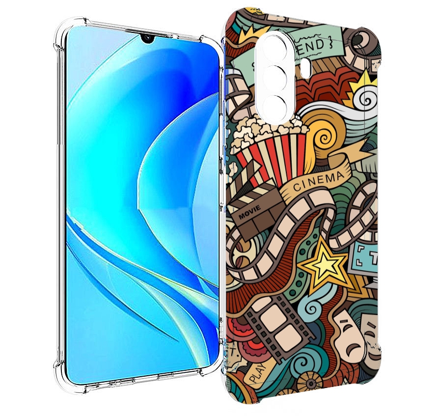 Чехол MyPads любимое кино для Huawei Nova Y70 / Nova Y70 Plus (MGA-LX9N) / Huawei Enjoy 50, Прозрачный, Tocco
Чехол MyPads любимое кино для Huawei Nova Y70 / Nova Y70 Plus (MGA-LX9N) / Huawei Enjoy 50, Прозрачный, Tocco