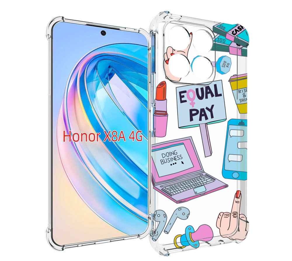 Чехол MyPads разные-штучки для Honor X8a, Tocco
Чехол MyPads разные-штучки для Honor X8a, Tocco