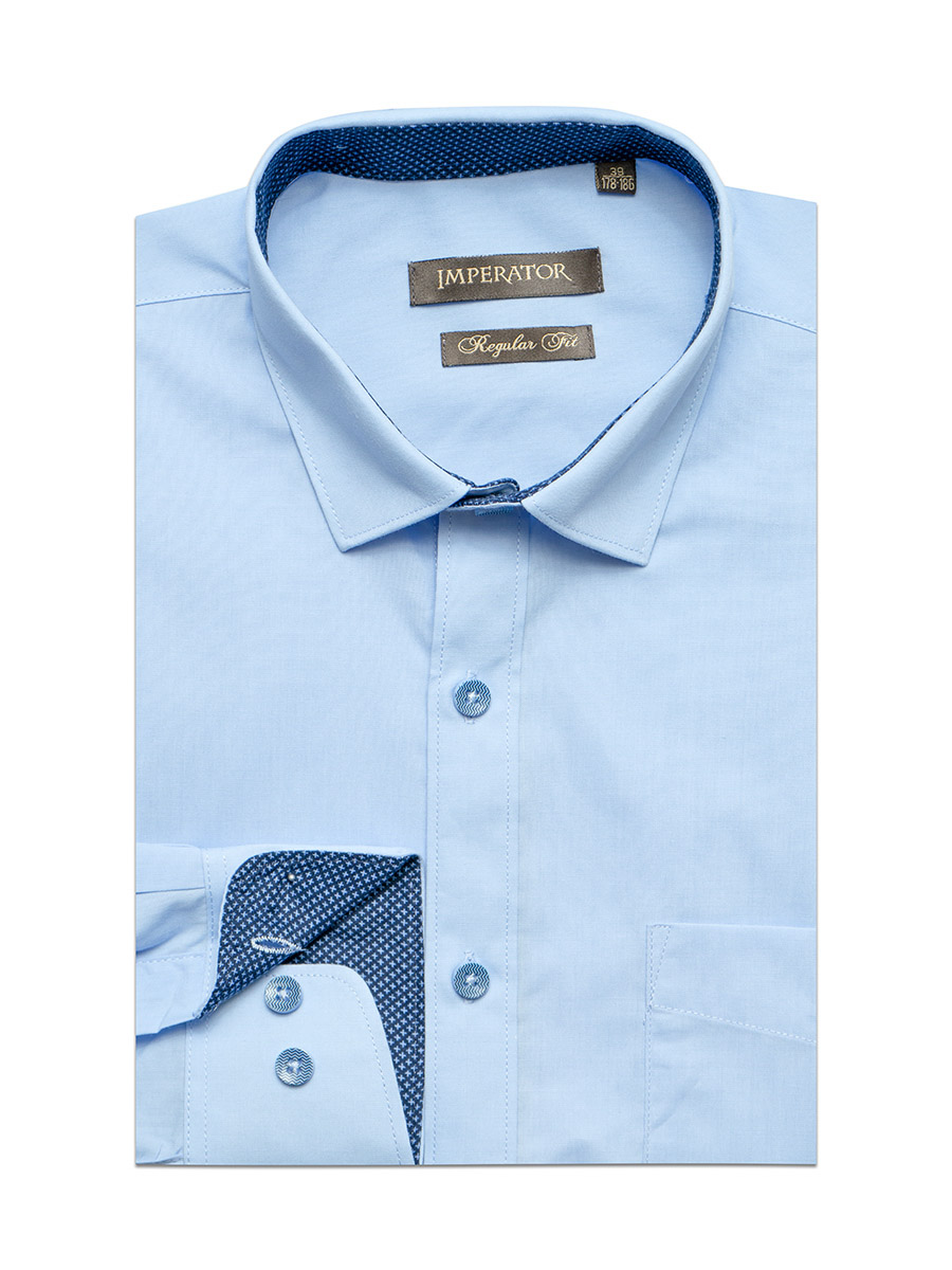 Рубашка мужская Imperator Cashmere Blue-sl голубая 40/170-178, Голубой, Cashmere Blue-sl
Рубашка мужская Imperator Cashmere Blue-sl голубая 40/170-178, Голубой, Cashmere Blue-sl