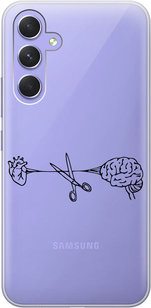 Силиконовый чехол на Samsung Galaxy A54 5G "Cut It" прозрачный, Прозрачный;черный, 158766
Силиконовый чехол на Samsung Galaxy A54 5G "Cut It" прозрачный, Прозрачный;черный, 158766