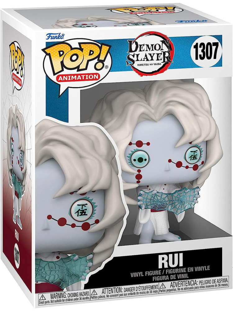 Фигурка POP! Истребитель демонов Руи Demon Slayer №1307 подставка 11 см, Истребитель демонов Руи Demon Slayer
Фигурка POP! Истребитель демонов Руи Demon Slayer №1307 подставка 11 см, Истребитель демонов Руи Demon Slayer