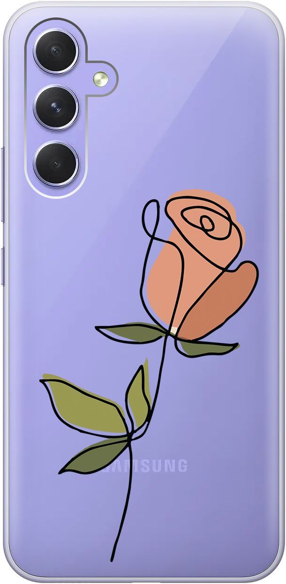 Силиконовый чехол на Samsung Galaxy A54 5G "Rose" прозрачный, Прозрачный;зеленый, 158766
Силиконовый чехол на Samsung Galaxy A54 5G "Rose" прозрачный, Прозрачный;зеленый, 158766
