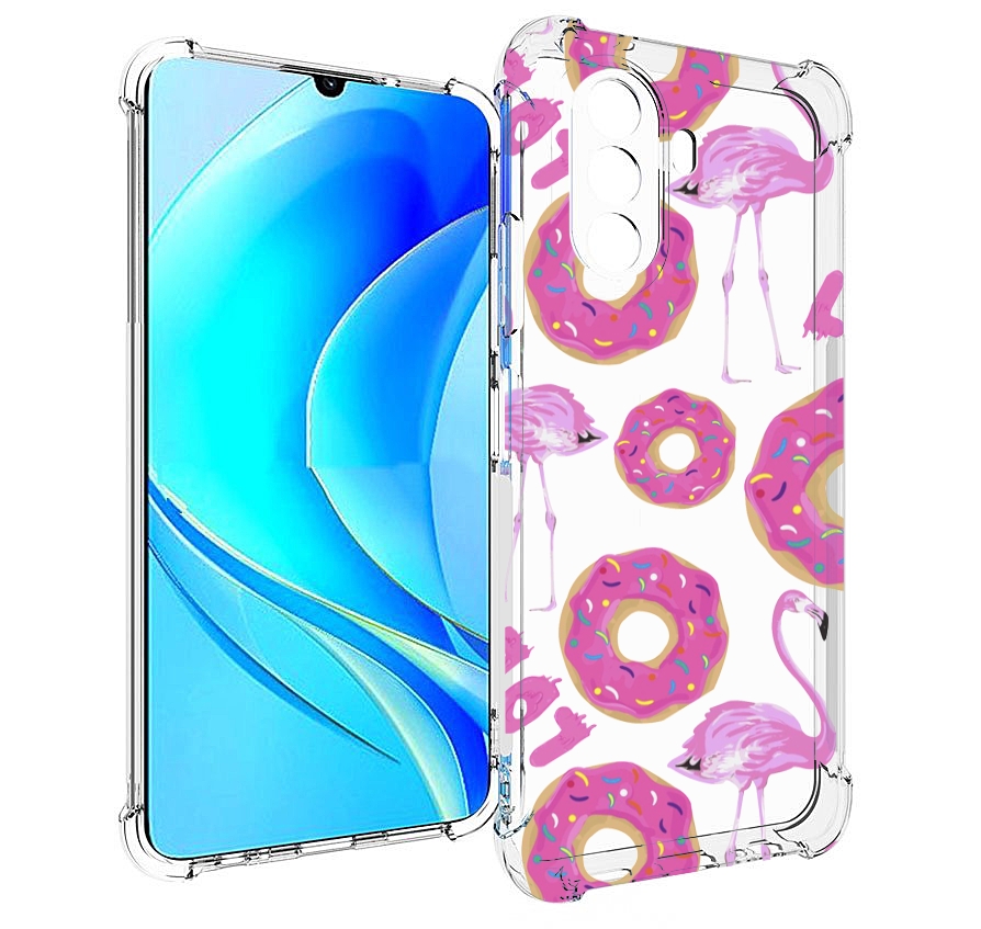 Чехол MyPads пончики-фламинго для Huawei Nova Y70 / Nova Y70 Plus (MGA-LX9N), Прозрачный, Tocco 
Чехол MyPads пончики-фламинго для Huawei Nova Y70 / Nova Y70 Plus (MGA-LX9N), Прозрачный, Tocco