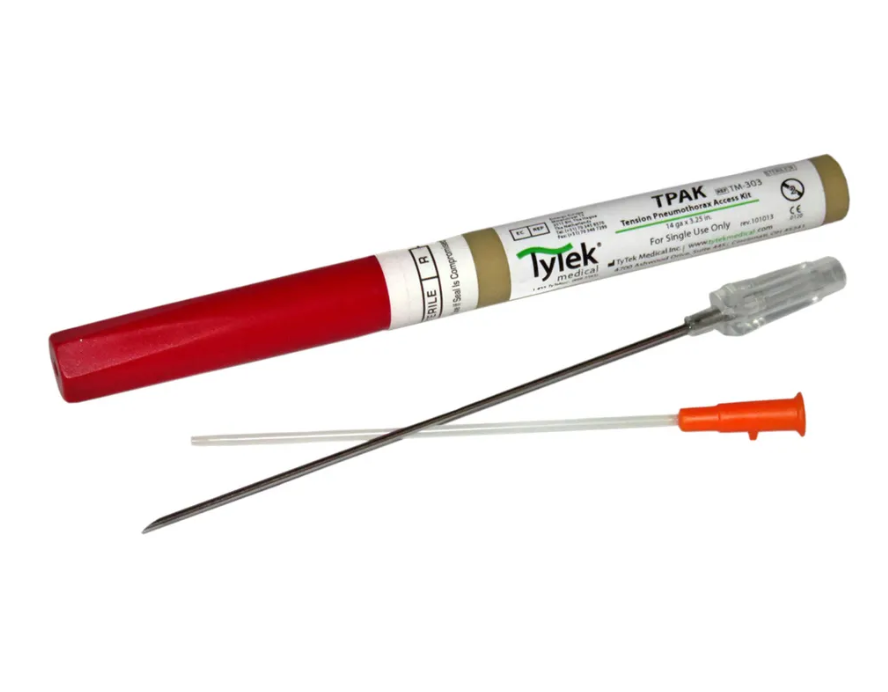 Декомпрессионная игла для пневмоторакса TyTek Medical TPAK Chest Decompression Needle 14 G, Прозрачный
Декомпрессионная игла для пневмоторакса TyTek Medical TPAK Chest Decompression Needle 14 G, Прозрачный