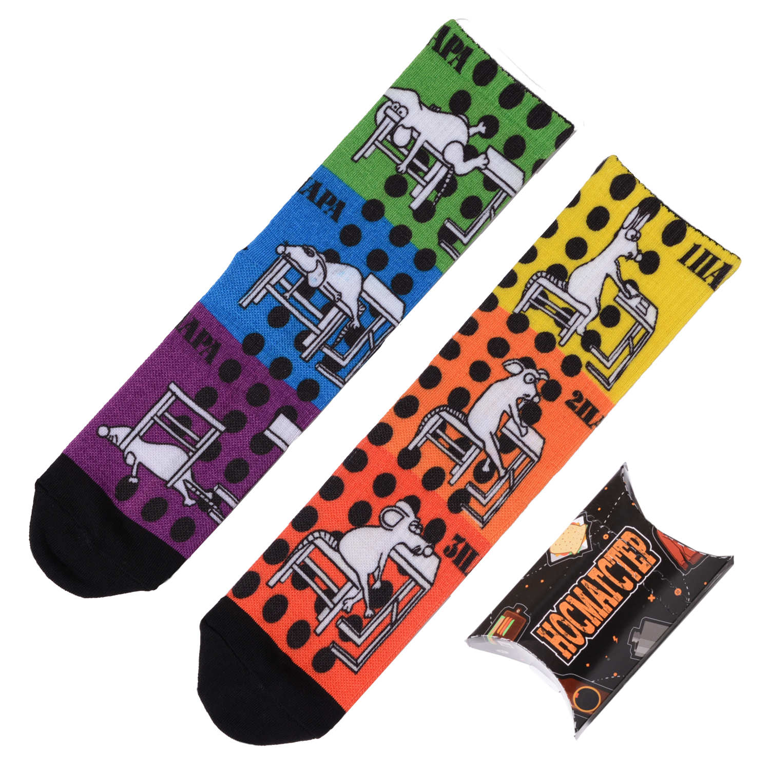 фото Подарочный набор носков мужской nosmag 1к-пнс мультиколор 40-44