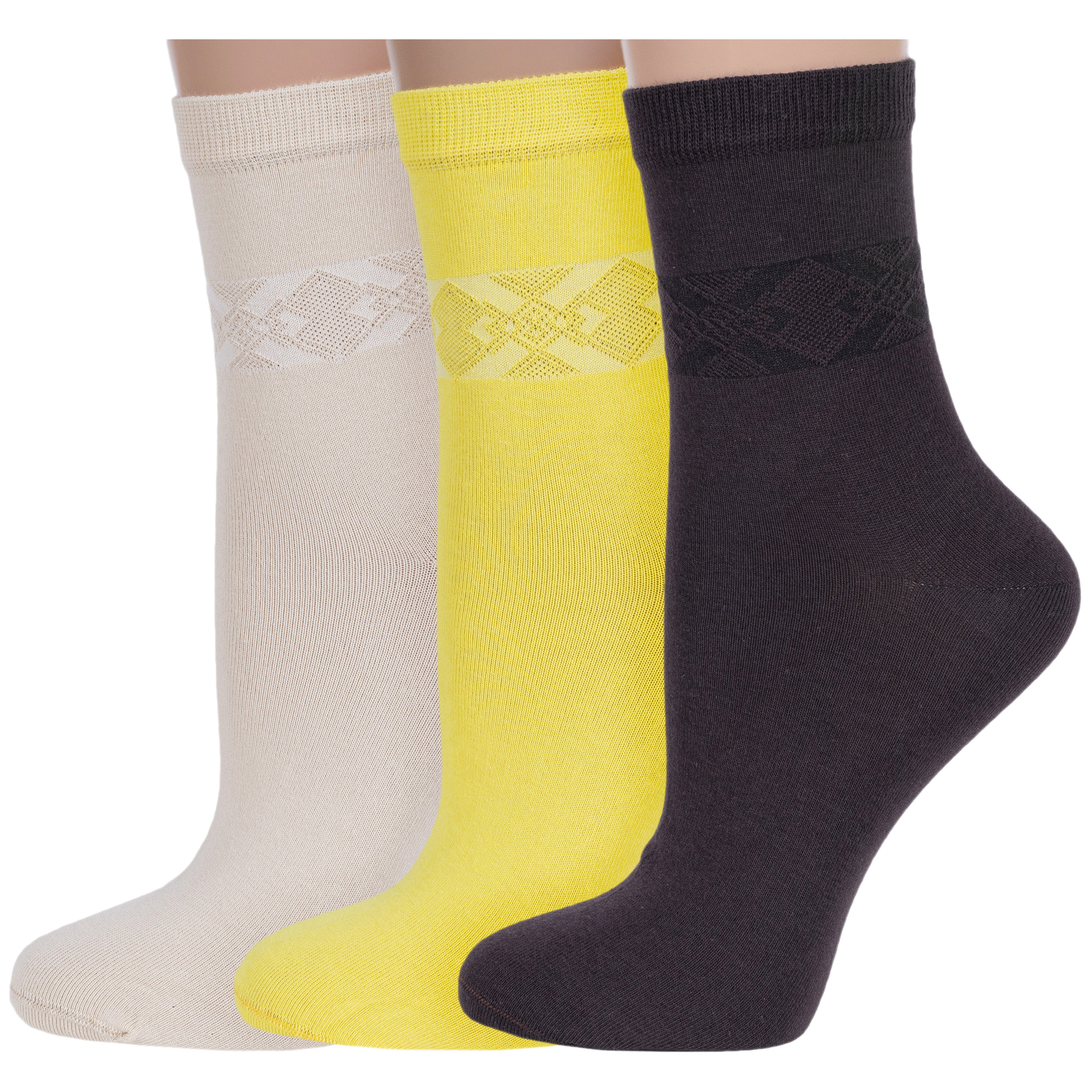 Комплект носков женских Rusocks 3-Ж3-13057 разноцветных 23-25, Бежевый;желтый;коричневый, 3-Ж3-13057
Комплект носков женских Rusocks 3-Ж3-13057 разноцветных 23-25, Бежевый;желтый;коричневый, 3-Ж3-13057