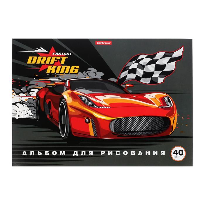 Альбом для рисования А4 40 листов на клею Drift King обложка мелованный картон 170 г/м2 жё
Альбом для рисования А4 40 листов на клею Drift King обложка мелованный картон 170 г/м2 жё