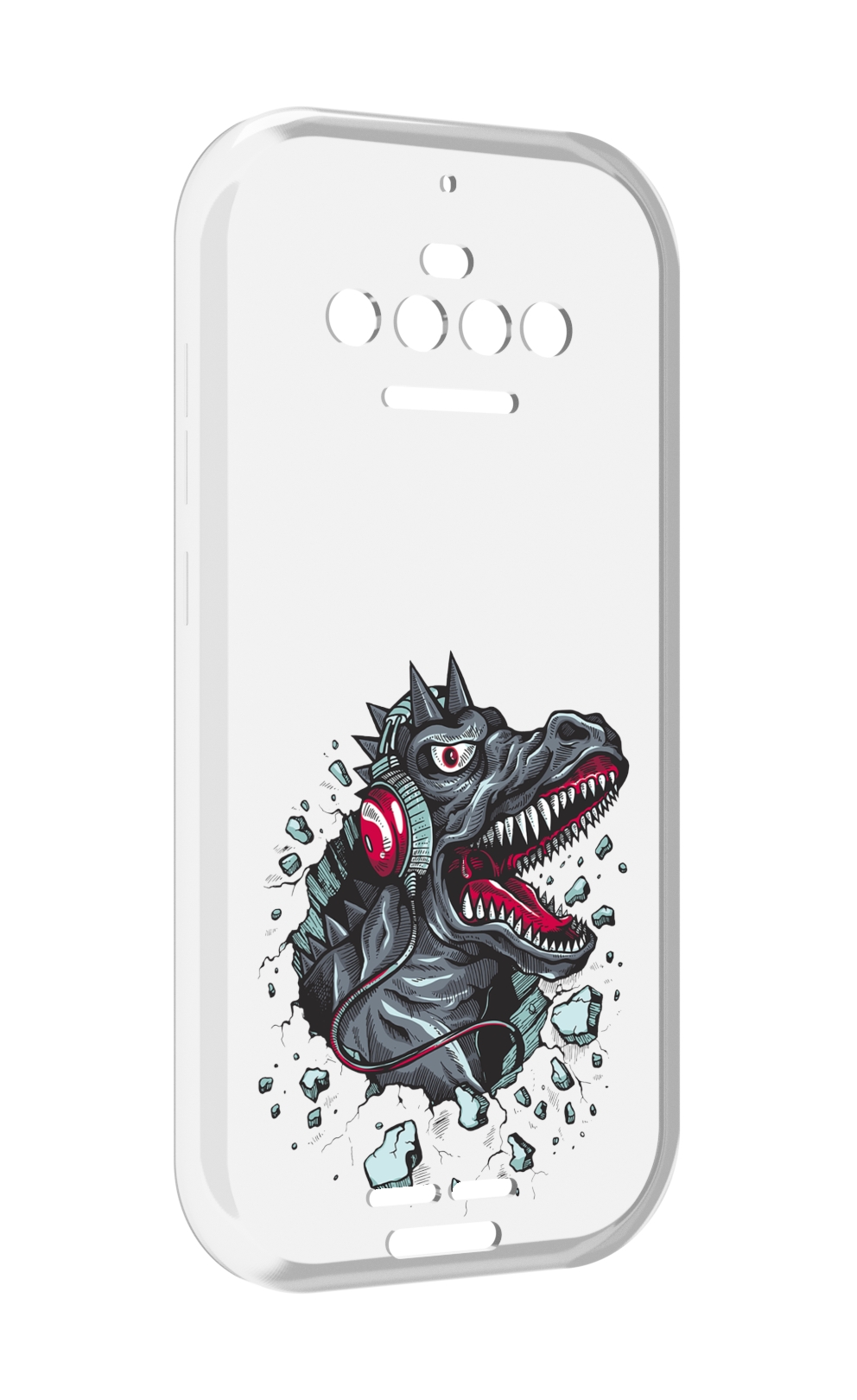 Чехол MyPads Нарисованный динозавр в наушниках для Oukitel F150 R2022, Прозрачный, Tocco
Чехол MyPads Нарисованный динозавр в наушниках для Oukitel F150 R2022, Прозрачный, Tocco