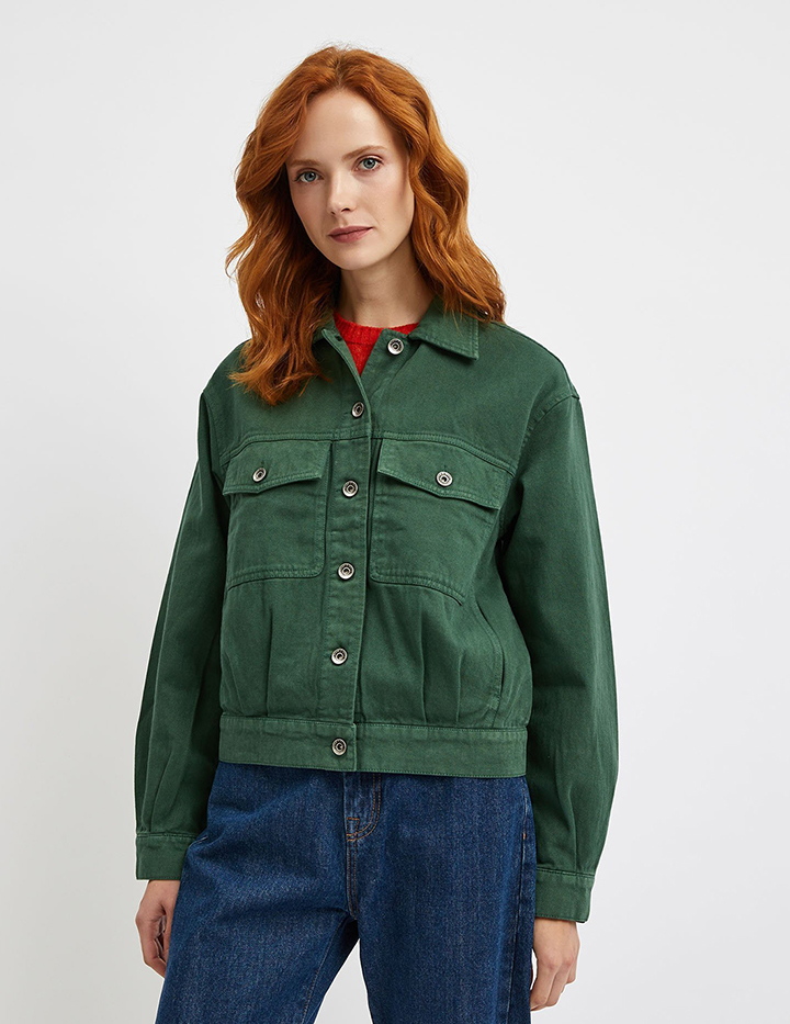 Джинсовая куртка женская United Colors of Benetton 21A_2DUK536S5 зеленая XS, 21A_2DUK536S5
Джинсовая куртка женская United Colors of Benetton 21A_2DUK536S5 зеленая XS, 21A_2DUK536S5