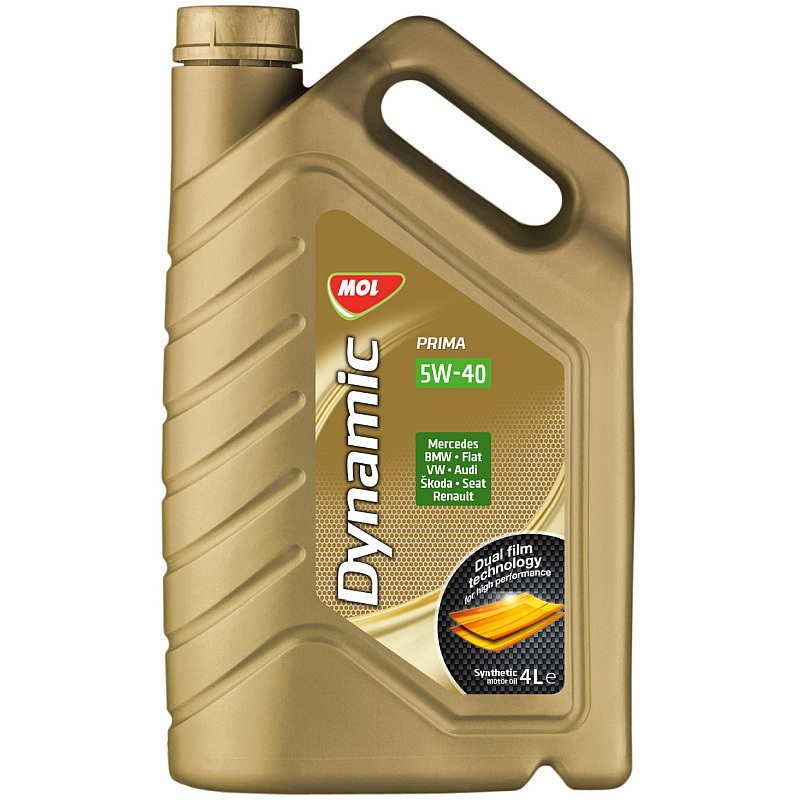 фото Моторное масло mol dynamic prima 5w40 4 л