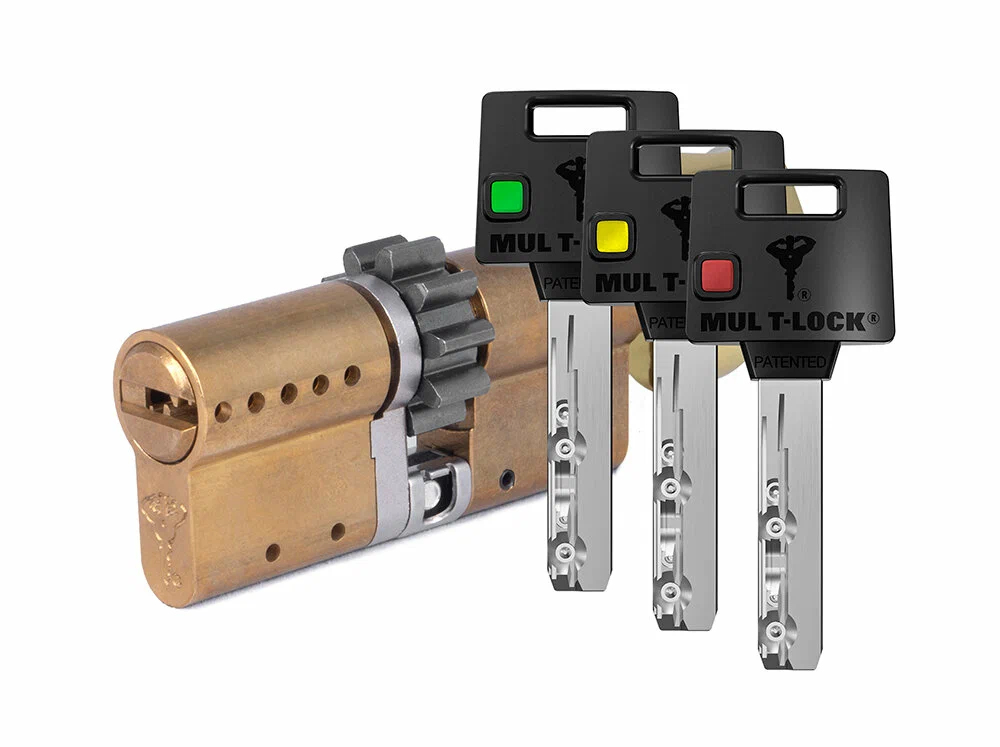 Цилиндр Mul-t-Lock MTL600 Светофор ключ-вертушка (размер 48х43 мм) - Латунь, Шестеренка, Золотистый
Цилиндр Mul-t-Lock MTL600 Светофор ключ-вертушка (размер 48х43 мм) - Латунь, Шестеренка, Золотистый