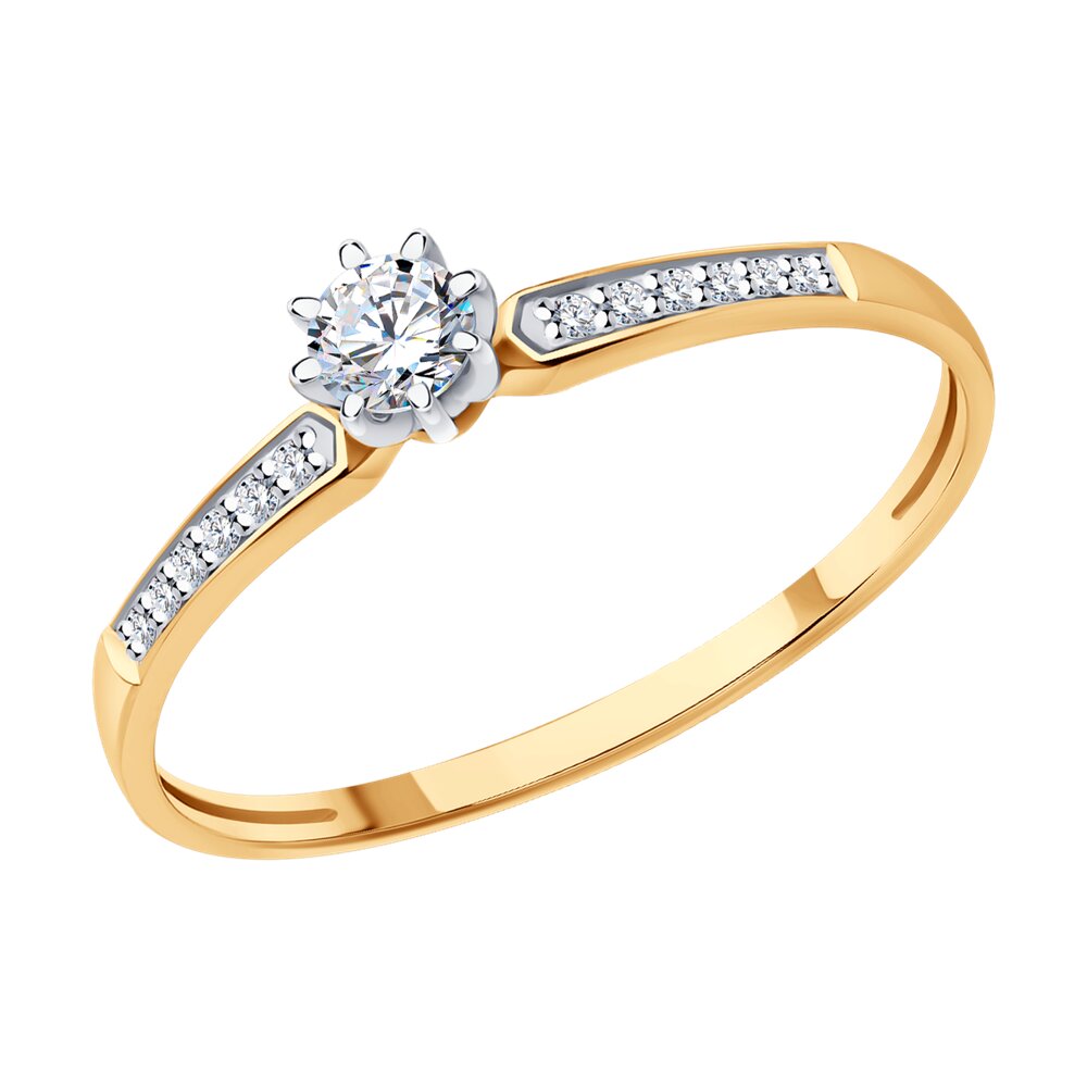 Кольцо из комбинированного золота с бриллиантом р. , Diamant 51-210-01771-1, 51-210-01771-1
Кольцо из комбинированного золота с бриллиантом р. , Diamant 51-210-01771-1, 51-210-01771-1