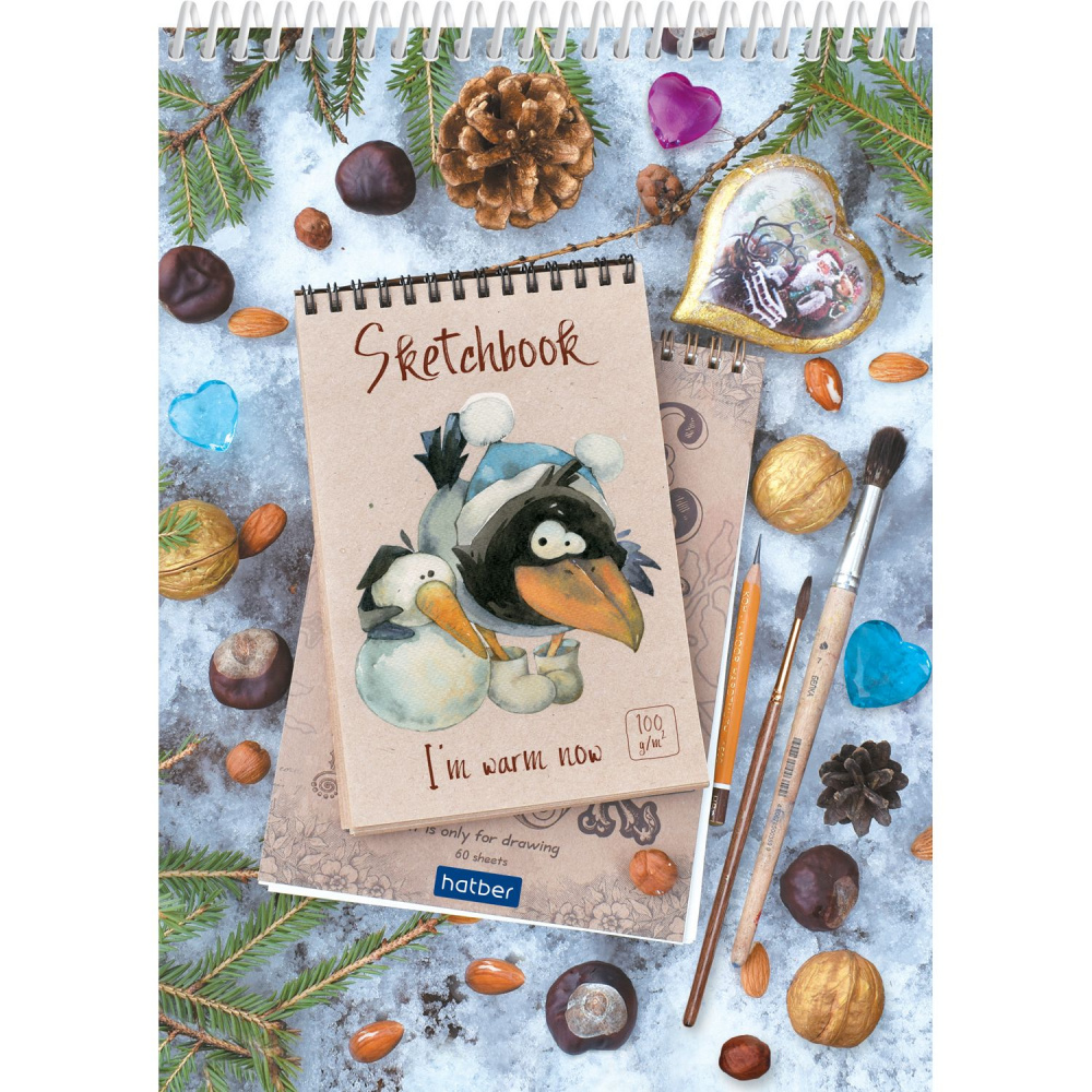 Premium блокнот Hatber "Забавная Ворона", формат А5
Premium блокнот Hatber "Забавная Ворона", формат А5