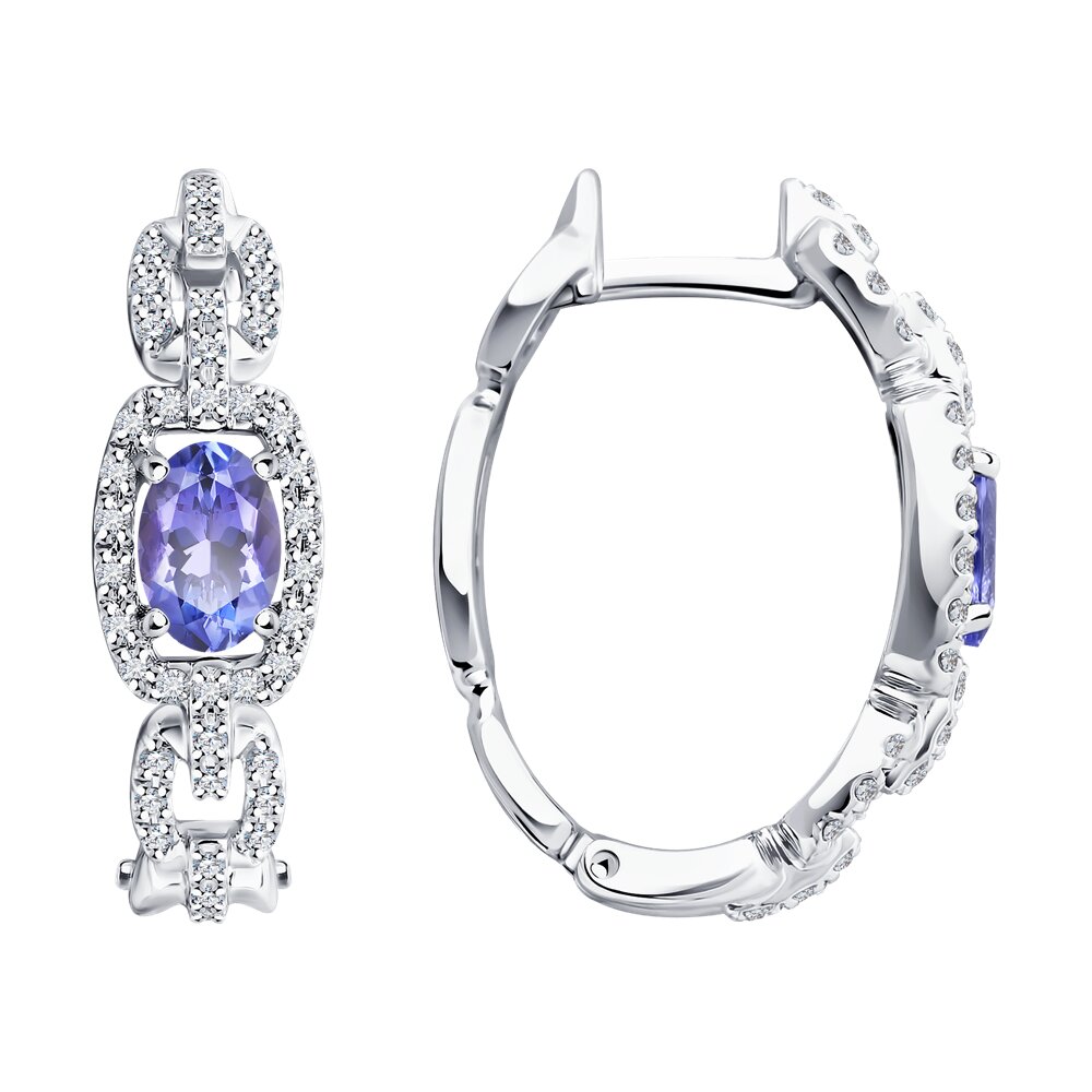 Серьги конго из белого золота SOKOLOV Diamonds 6024404-3, бриллиант/танзанит, 6024404-3
Серьги конго из белого золота SOKOLOV Diamonds 6024404-3, бриллиант/танзанит, 6024404-3