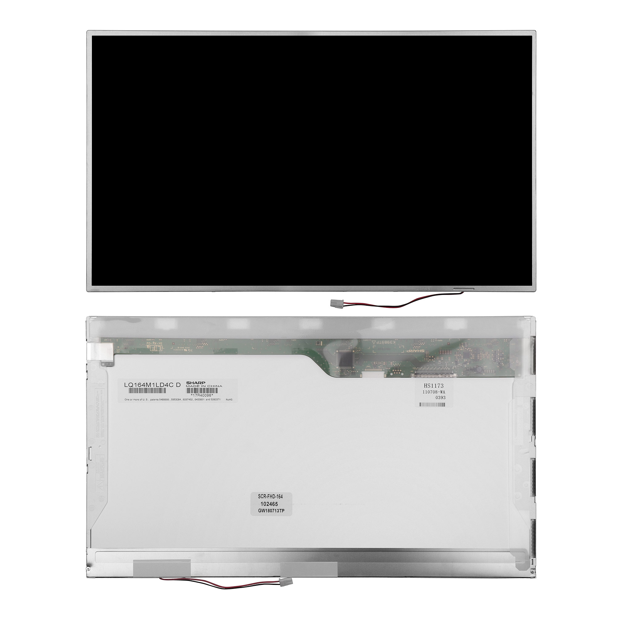 Матрица для ноутбука 16.4" 1920x1080, 30 pin LVDS, Normal, CCFL, TN, PN: LQ164M1LD4C-E.
Матрица для ноутбука 16.4" 1920x1080, 30 pin LVDS, Normal, CCFL, TN, PN: LQ164M1LD4C-E.