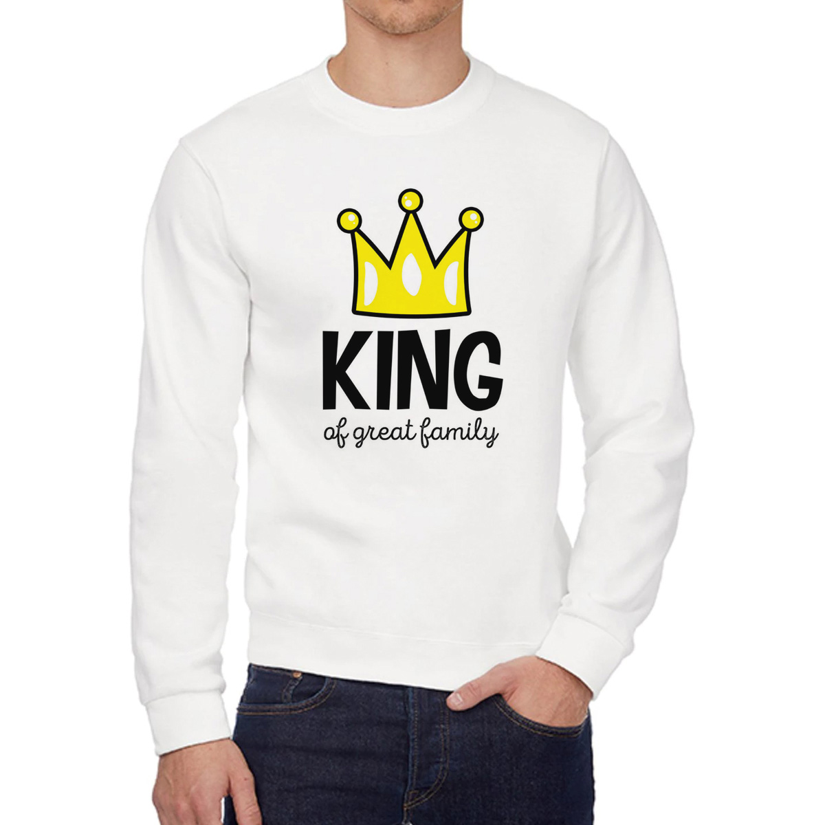 Свитшот мужской CoolPodarok King of great family Король прекрасной семьи Папа белый 52 RU, W0151825
Свитшот мужской CoolPodarok King of great family Король прекрасной семьи Папа белый 52 RU, W0151825