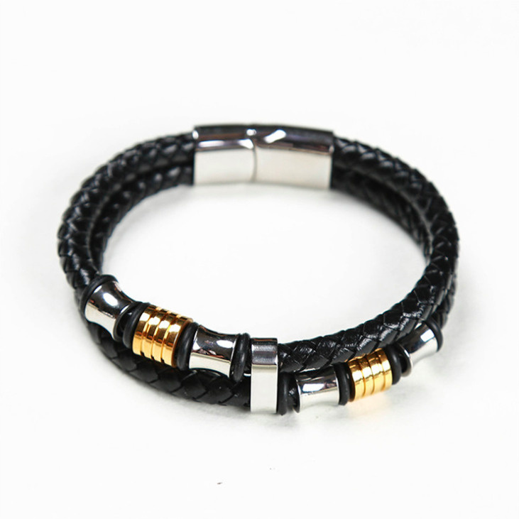 фото Браслет мужской black heart s034 черный