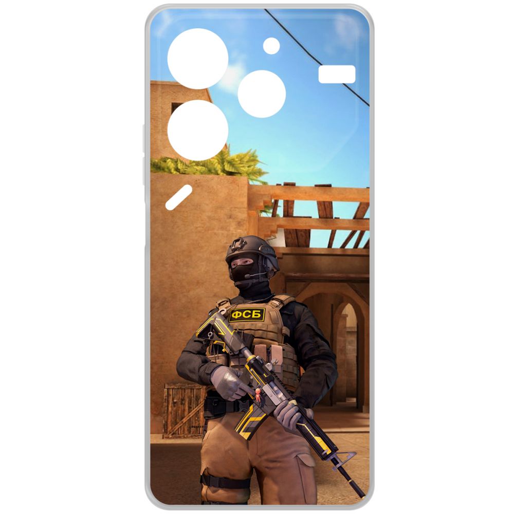 Чехол-накладка Krutoff Clear Case Cтандофф 2 (Standoff 2) - ФСБ для Tecno Pova 6 Neo, Прозрачный
Чехол-накладка Krutoff Clear Case Cтандофф 2 (Standoff 2) - ФСБ для Tecno Pova 6 Neo, Прозрачный