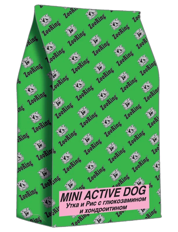 Сухой корм для собак ZooRing Mini ActiveDog с глюкозамином и хондроитином, утка, рис 20 кг
Сухой корм для собак ZooRing Mini ActiveDog с глюкозамином и хондроитином, утка, рис 20 кг